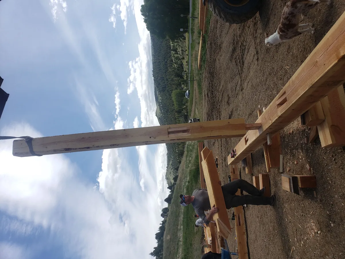 Timber framing detail
